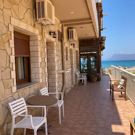 Mavros Molos Beach Rooms Kíssamos Exterior foto