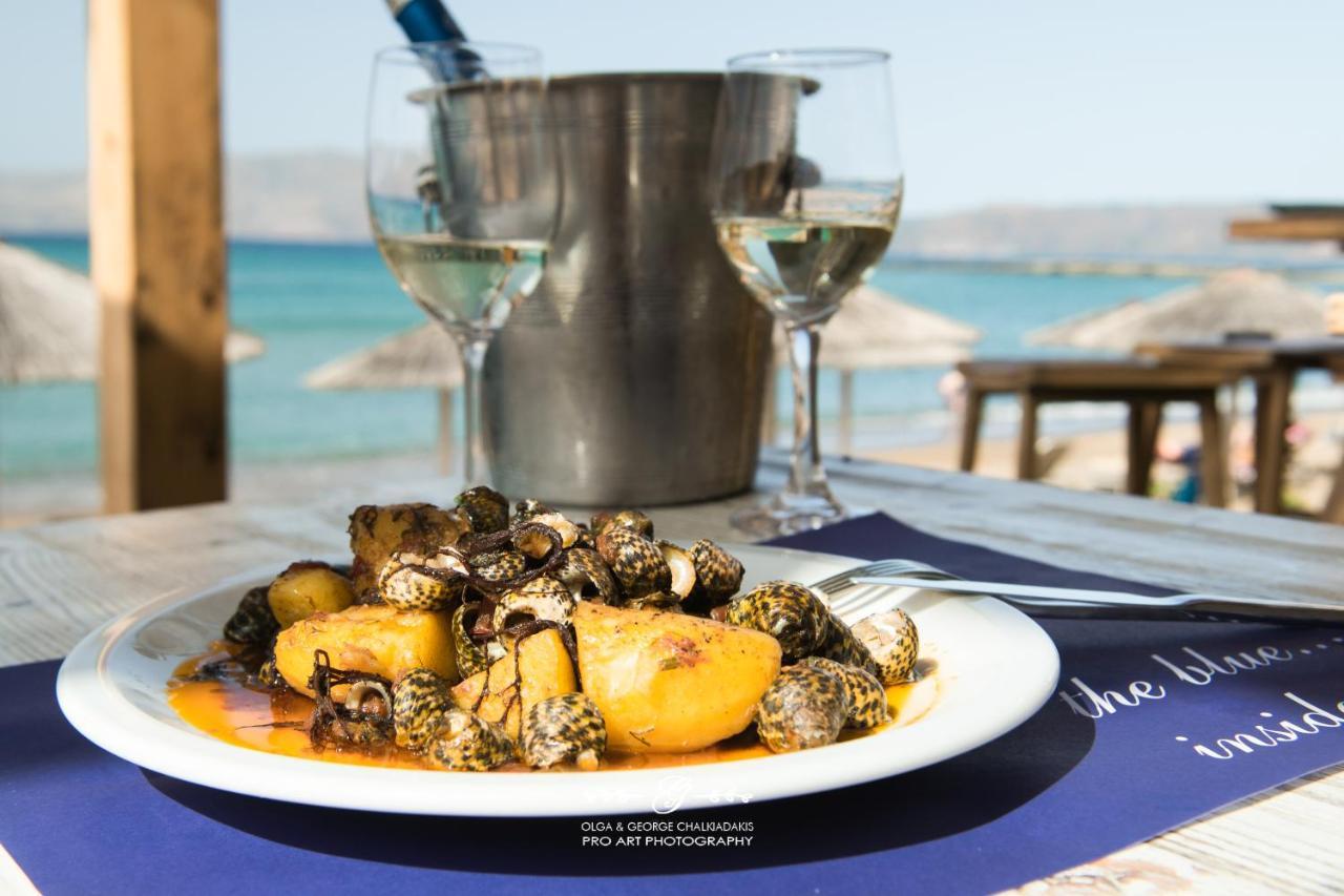 Mavros Molos Beach Rooms Kíssamos Exterior foto