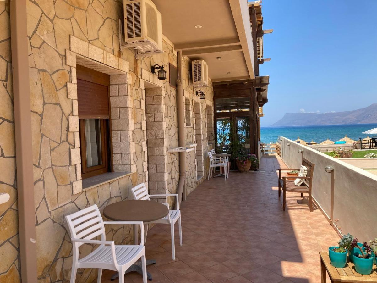 Mavros Molos Beach Rooms Kíssamos Exterior foto